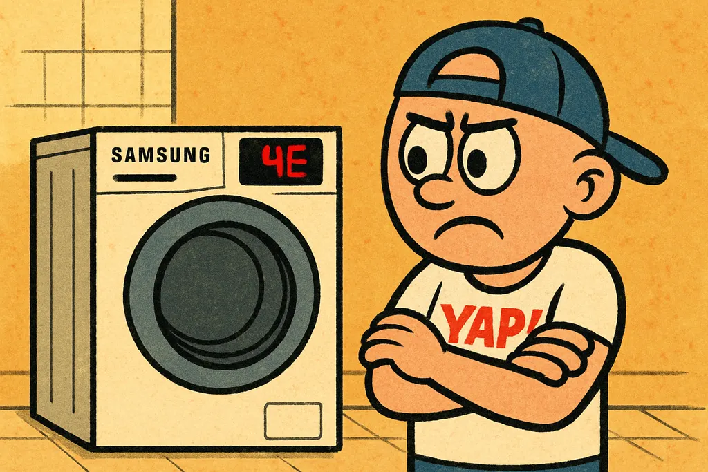 Samsung Washer 4E Error? Your Water Inlet Valve Is Probably Begging for Help
