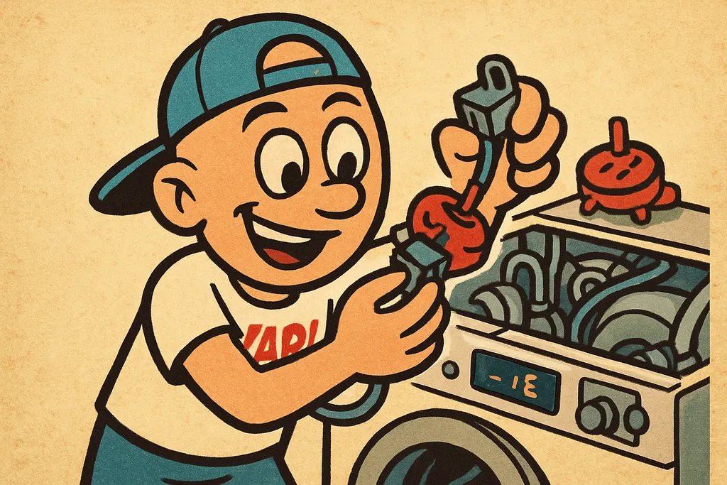 YAP Dude installing a brand-new analog pressure sensor (8182706) into the open t