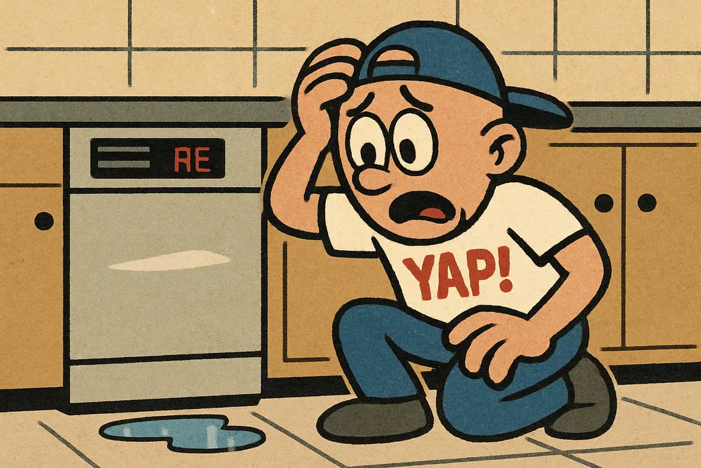 LG Dishwasher AE Error Code? Here's What's Actually Leaking (And How to Fix It)